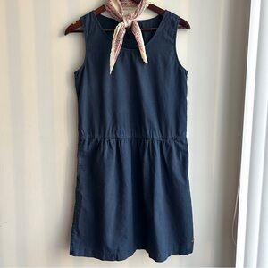 Roots Dark Blue Kids Casual Dress